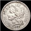 Image 1 : 1880 Nickel Three Cent NEARLY UNCIRCULATED