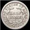 Image 2 : 1857 Seated Liberty Half Dime CHOICE AU