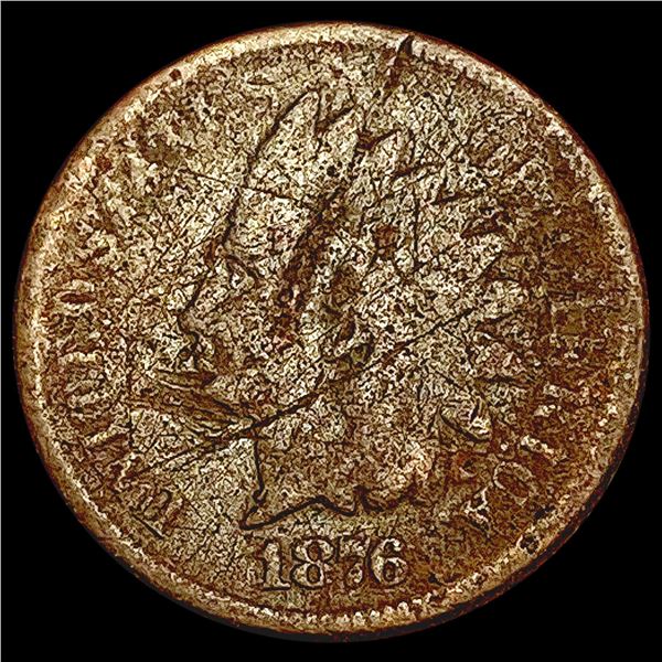 1876 Indian Head Cent NICELY CIRCULATED