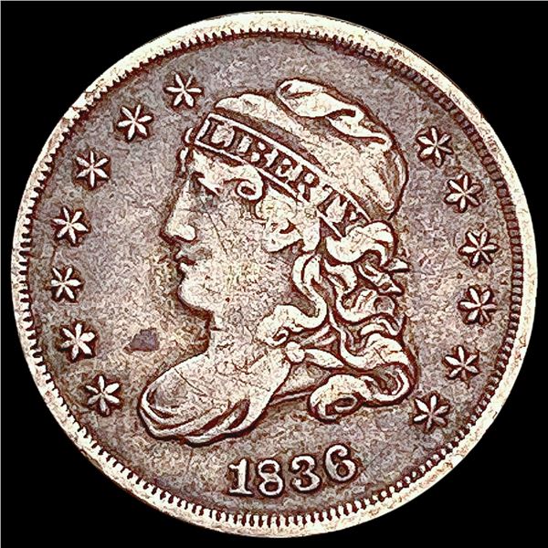 1836 Capped Bust Half Dime LIGHTLY CIRCULATED