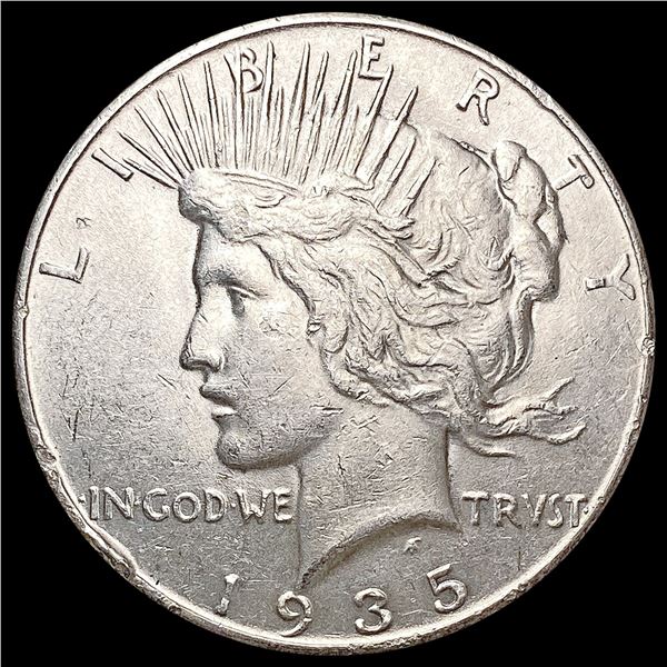 1935 Silver Peace Dollar CLOSELY UNCIRCULATED