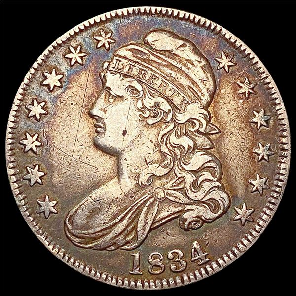 1834 Capped Bust Half Dollar CLOSELY UNCIRCULATED