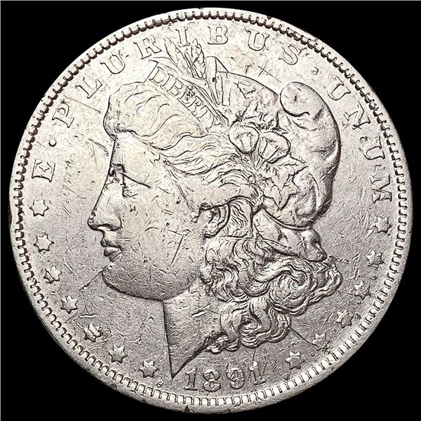 1891-O Morgan Silver Dollar NEARLY UNCIRCULATED