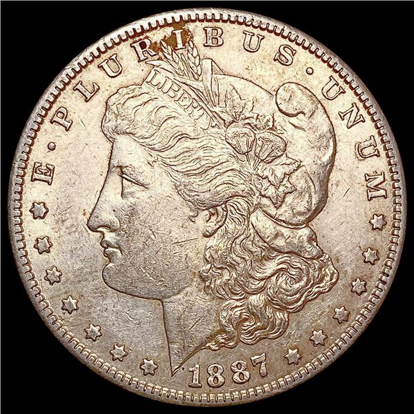 1887-S Morgan Silver Dollar CLOSELY UNCIRCULATED