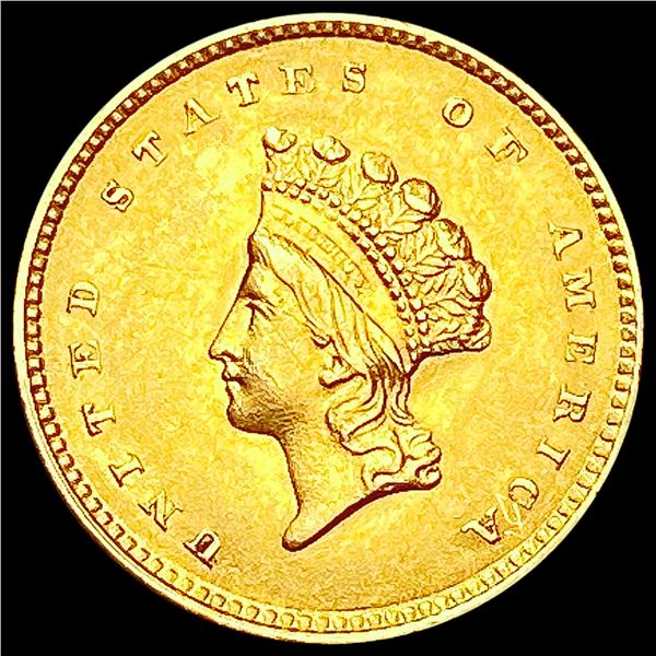 1854 Rare Gold Dollar UNCIRCULATED