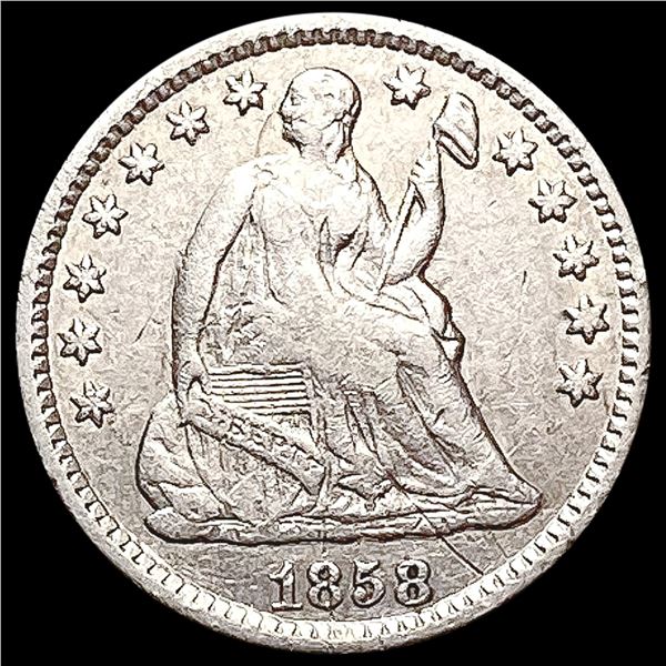 1858-O Seated Liberty Half Dime LIGHTLY CIRCULATED
