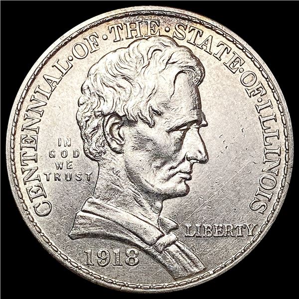 1918 Illinois Half Dollar UNCIRCULATED