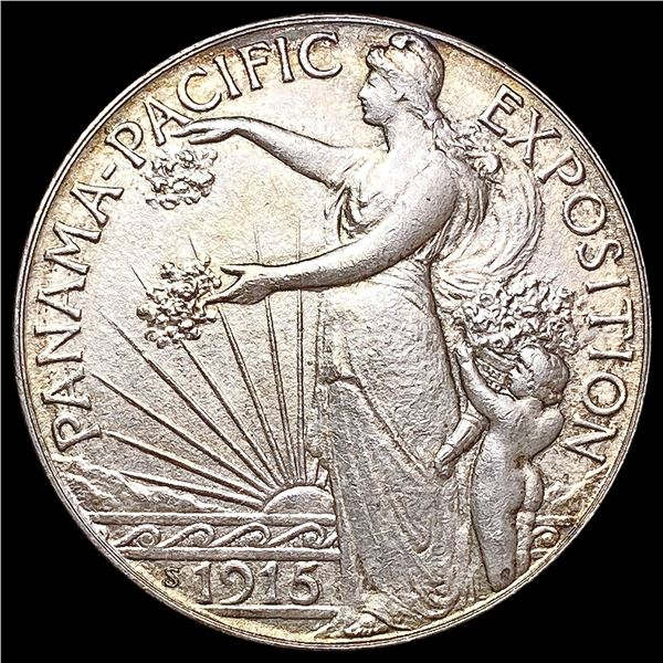 1915-S Panama-Pacific Half Dollar CHOICE AU