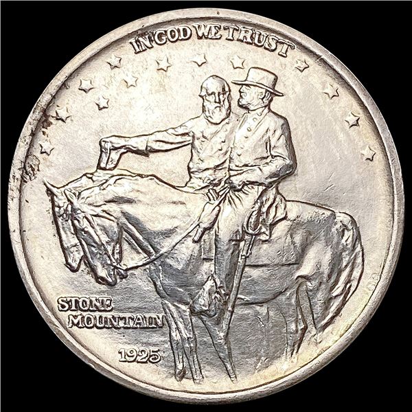 1925 Stone Mountain Half Dollar CHOICE AU
