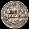Image 2 : 1853 Arr. Seated Liberty Half Dime CLOSELY UNCIRCU