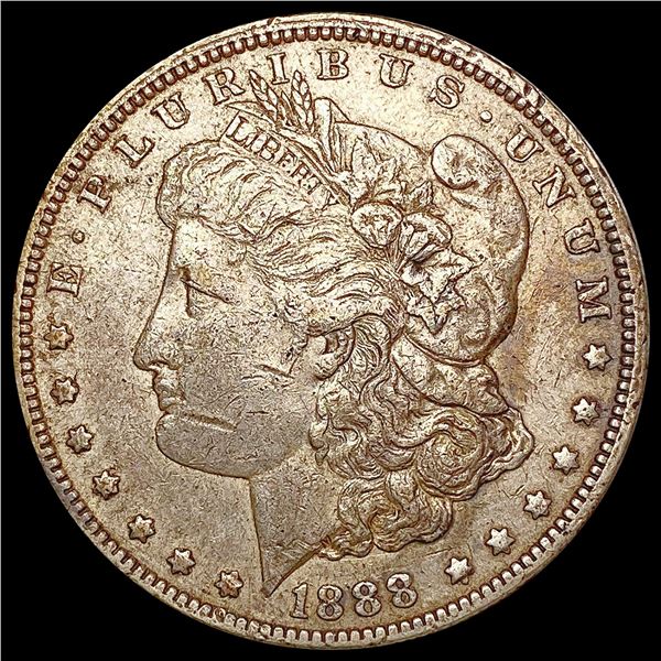 1888-O Hot Lips Morgan Silver Dollar CLOSELY UNCIR