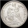 Image 1 : 1873 Arr.  Seated Liberty Dime CHOICE AU