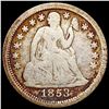 Image 1 : 1853 No Arr. Seated Liberty Dime NICELY CIRCULATED