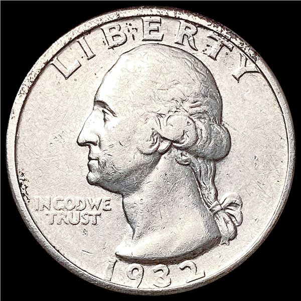 1932-D Washington Silver Quarter CLOSELY UNCIRCULA
