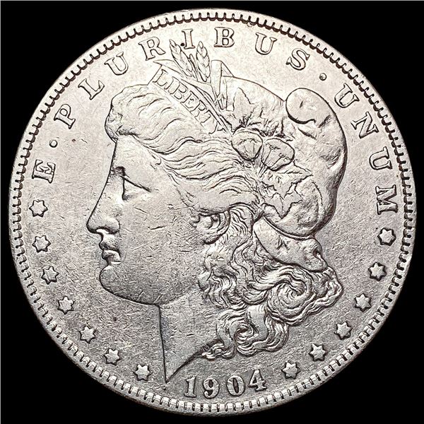1904-S Morgan Silver Dollar NEARLY UNCIRCULATED
