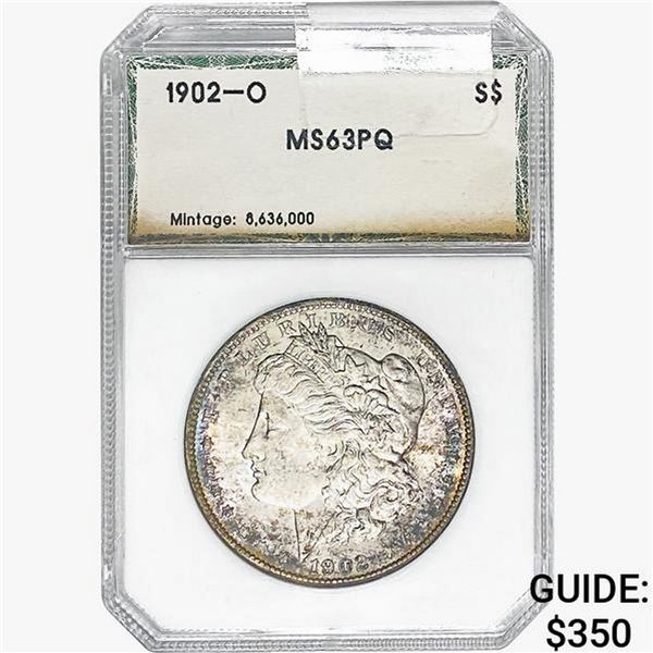 1902-O Morgan Silver Dollar PCI MS63 PQ