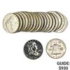 Image 1 : [20] 1962 Franklin Half Dollar  PF