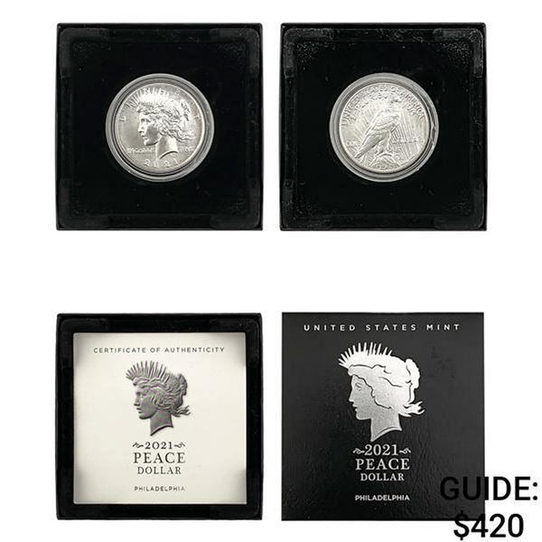 2021 Silver Peace Dollar