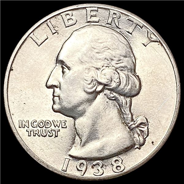 1938 Washington Silver Quarter CHOICE BU