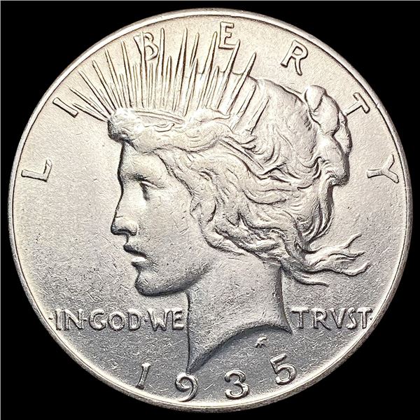 1935 Silver Peace Dollar CLOSELY UNCIRCULATED