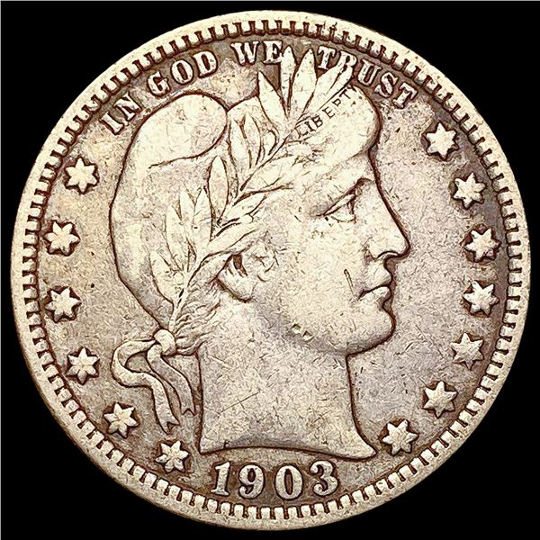1903-O Barber Quarter LIGHTLY CIRCULATED