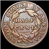 Image 2 : 1834 Classic Head Half Cent NICELY CIRCULATED