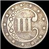Image 2 : 1853 Silver Three Cent NICELY CIRCULATED
