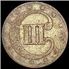 Image 2 : 1852 Silver Three Cent NICELY CIRCULATED