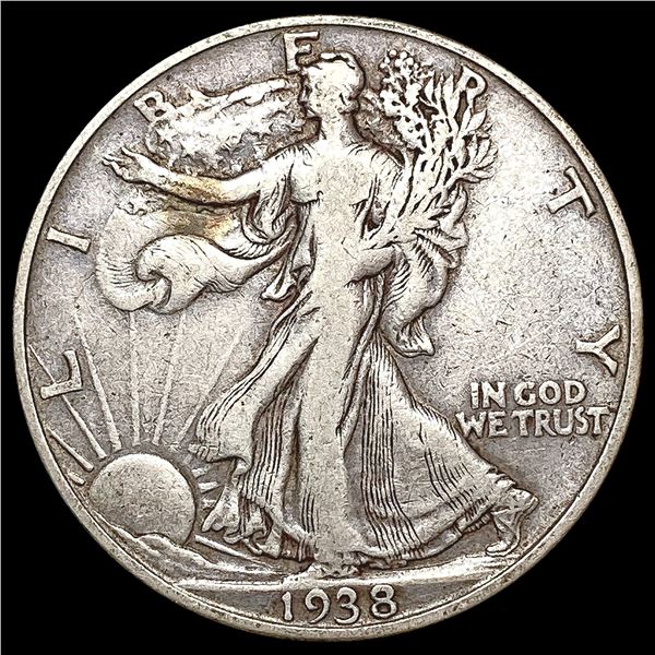 1938-D Walking Liberty Half Dollar NICELY CIRCULAT