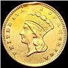 Image 1 : 1857 Rare Gold Dollar NEARLY UNCIRCULATED