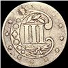 Image 2 : 1854 Silver Three Cent NICELY CIRCULATED