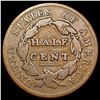 Image 2 : 1828 Classic Head Half Cent NICELY CIRCULATED