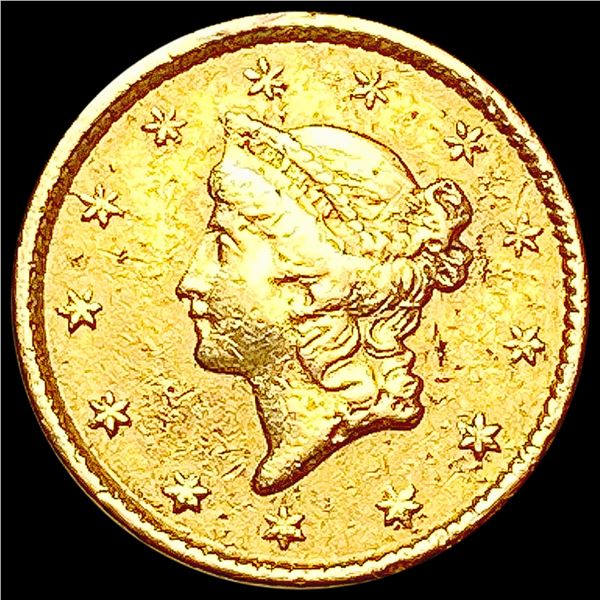 1853 Rare Gold Dollar LIGHTLY CIRCULATED