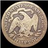 Image 2 : 1877-CC Seated Liberty Half Dollar NICELY CIRCULAT