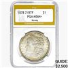 Image 1 : 1878 7/8TF Morgan Silver Dollar PGA MS64+ Strong