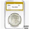 Image 1 : 1904 Morgan Silver Dollar PGA MS64