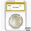 Image 1 : 1904 Morgan Silver Dollar PGA MS63