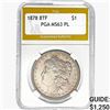 Image 1 : 1878 8TF Morgan Silver Dollar PGA MS63 PL