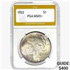 Image 1 : 1922 Silver Peace Dollar PGA MS65+