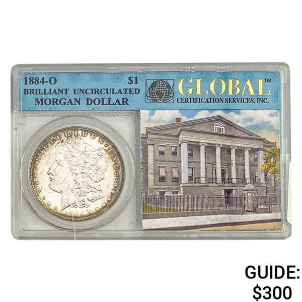 1884-O Morgan Silver Dollar GCS BU