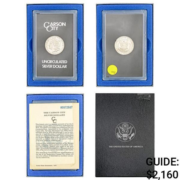 1880-CC Morgan Silver Dollar  UNC GSA Hoard