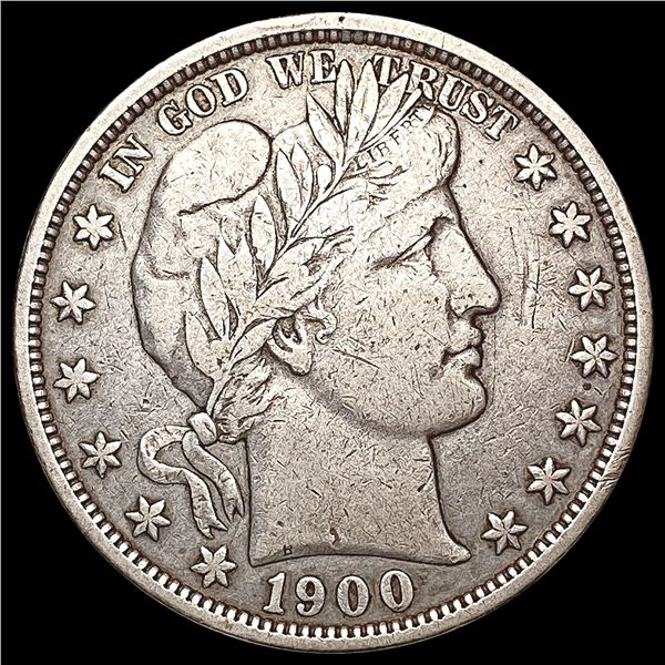 1900-O Barber Half Dollar LIGHTLY CIRCULATED