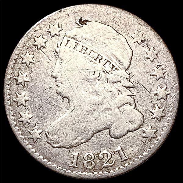 1821 Capped Bust Dime NICELY CIRCULATED
