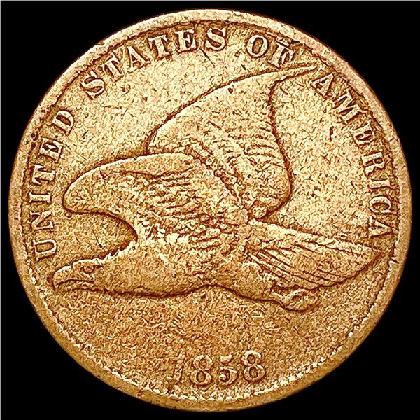 1858 Flying Eagle Cent LIGHTLY CIRCULATED