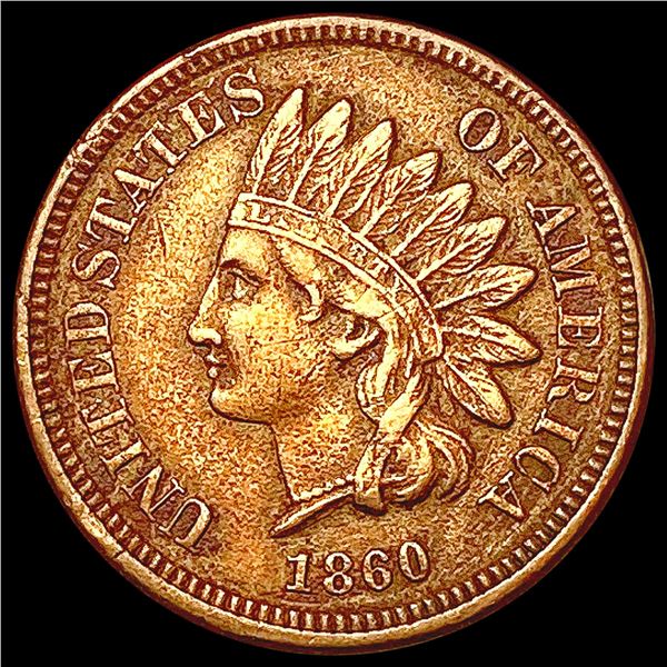 1860 Indian Head Cent CLOSELY UNCIRCULATED