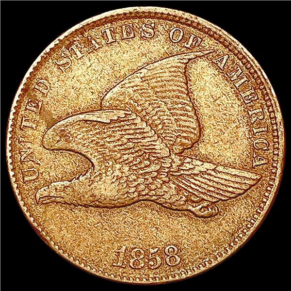 1858 Flying Eagle Cent CLOSELY UNCIRCULATED