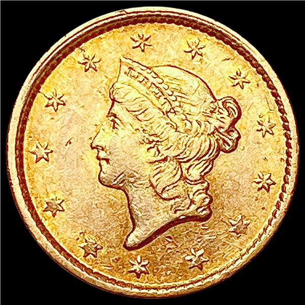1853 Rare Gold Dollar CLOSELY UNCIRCULATED