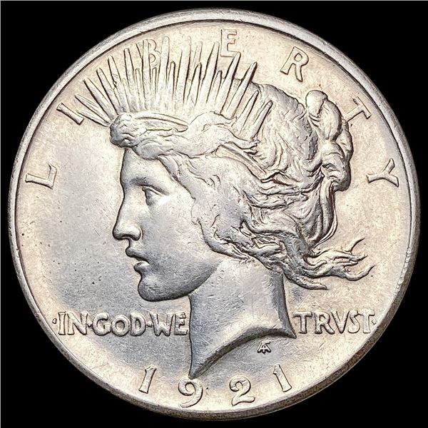 1921 Silver Peace Dollar CLOSELY UNCIRCULATED
