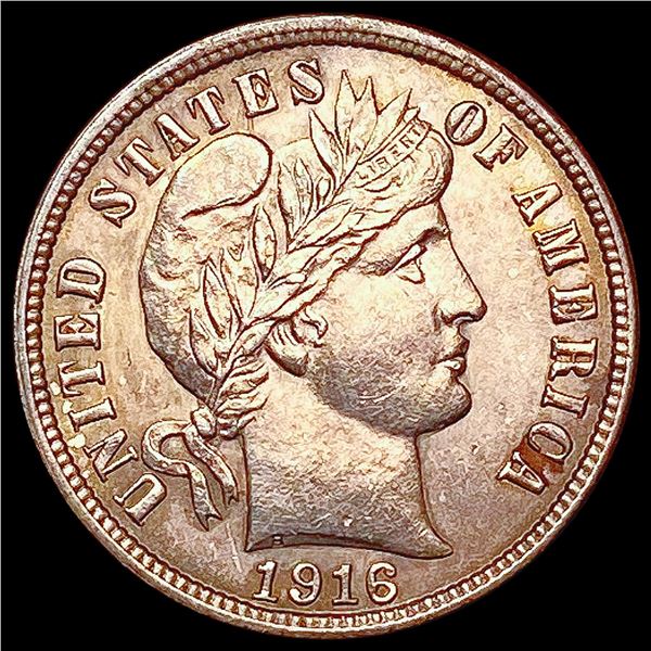 1916 Barber Dime UNCIRCULATED