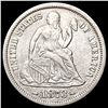 Image 1 : 1873 Arrow Seated Liberty Dime NEARLY UNCIRCULATED